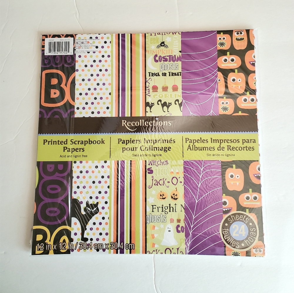Recollections Halloween Scrapbook Papers